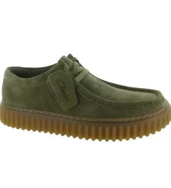 chaussures a lacets - Confort et décontracté - homme - Cuir - Kaki - Clarks