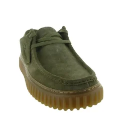 chaussures a lacets - Confort et décontracté - homme - Cuir - Kaki - Clarks