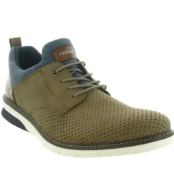 chaussures a lacets - Confort et décontracté - homme - Synthétique - Beige - Rieker