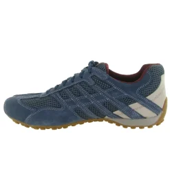chaussures a lacets - Confort et décontracté - homme - Synthétique - Bleu - Geox
