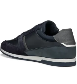 chaussures a lacets - Confort et décontracté - homme - Cuir - Bleu Marine - Geox