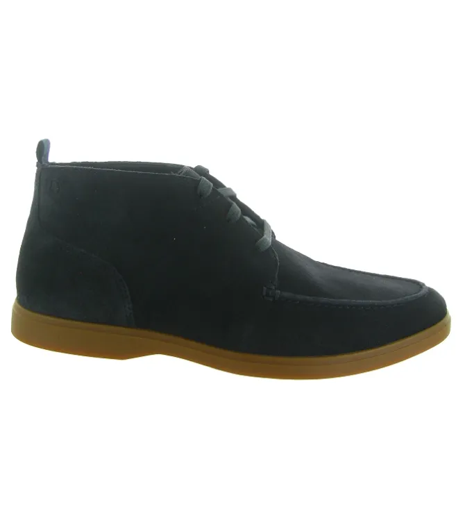 chaussures a lacets - Confort et décontracté - homme - Nubuck - Bleu Marine - Clarks
