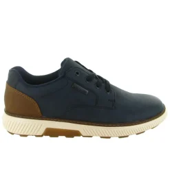chaussures a lacets - Confort et décontracté - homme - Synthétique - Bleu - Rieker