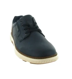 chaussures a lacets - Confort et décontracté - homme - Synthétique - Bleu - Rieker