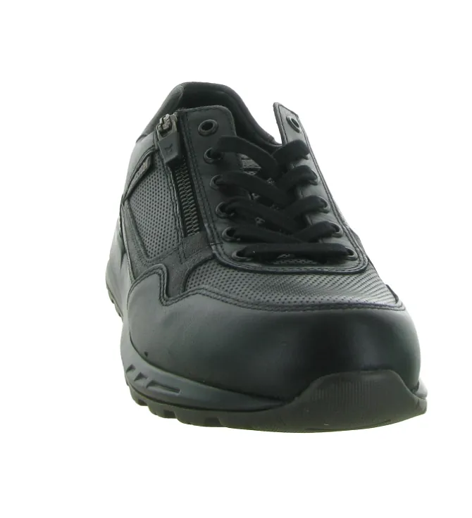 chaussures a lacets - Confort et décontracté - homme - Cuir - Noir - Mephisto