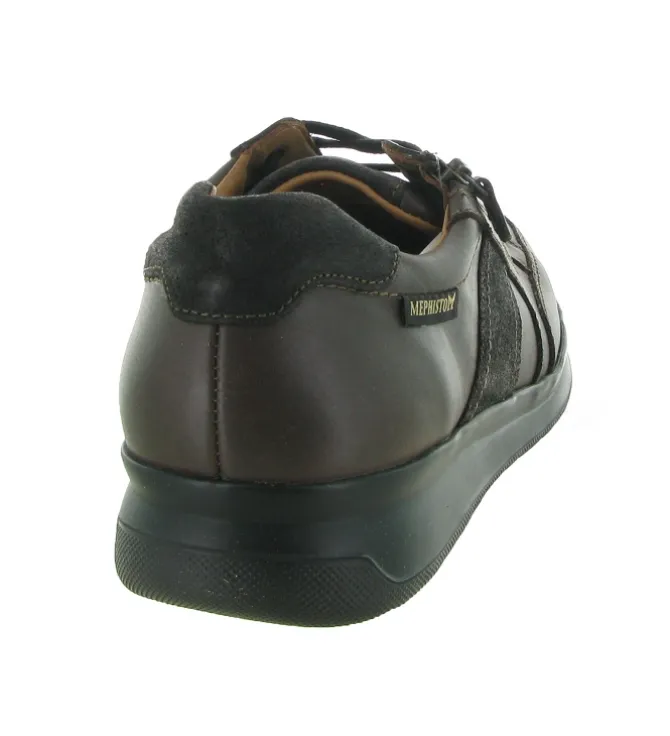 chaussures a lacets - Confort et décontracté - homme - Cuir - Marron - Mephisto