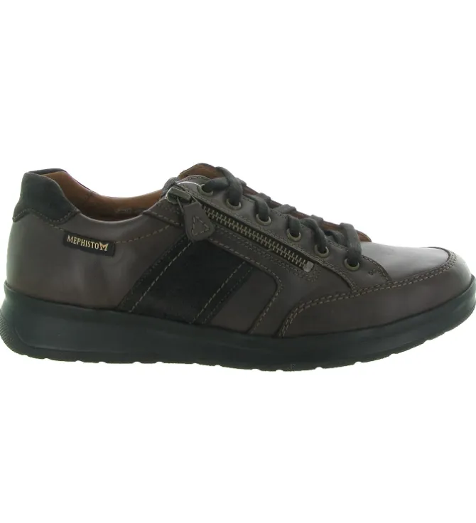chaussures a lacets - Confort et décontracté - homme - Cuir - Marron - Mephisto