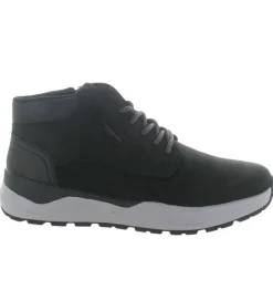 chaussures a lacets - Confort et décontracté - homme - Cuir - Noir - Rieker