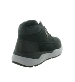 chaussures a lacets - Confort et décontracté - homme - Cuir - Noir - Rieker