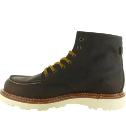 chaussures a lacets - Confort et décontracté - homme - Cuir - Marron - Kebo