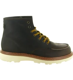 chaussures a lacets - Confort et décontracté - homme - Cuir - Marron - Kebo