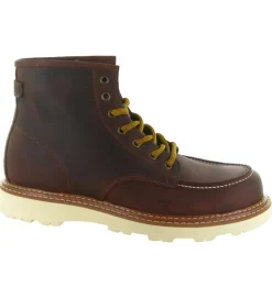 chaussures a lacets - Confort et décontracté - homme - Cuir - Bordeaux - Kebo