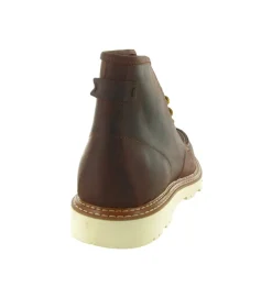 chaussures a lacets - Confort et décontracté - homme - Cuir - Bordeaux - Kebo