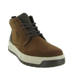 chaussures a lacets - Confort et décontracté - homme - Cuir - Marron - Rieker