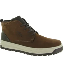chaussures a lacets - Confort et décontracté - homme - Cuir - Marron - Rieker