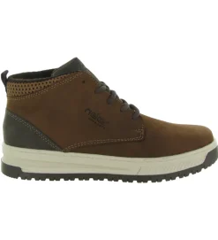chaussures a lacets - Confort et décontracté - homme - Cuir - Marron - Rieker