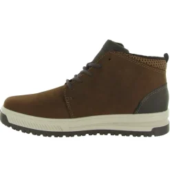 chaussures a lacets - Confort et décontracté - homme - Cuir - Marron - Rieker