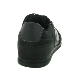 chaussures a lacets - Confort et décontracté - homme - Toile - Noir - Geox