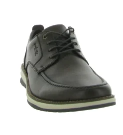 chaussures a lacets - Confort et décontracté - homme - Cuir - Marron - Rieker