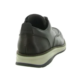 chaussures a lacets - Confort et décontracté - homme - Cuir - Marron - Rieker