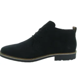 chaussures a lacets - Confort et décontracté - homme - Nubuck - Bleu Marine - Rieker