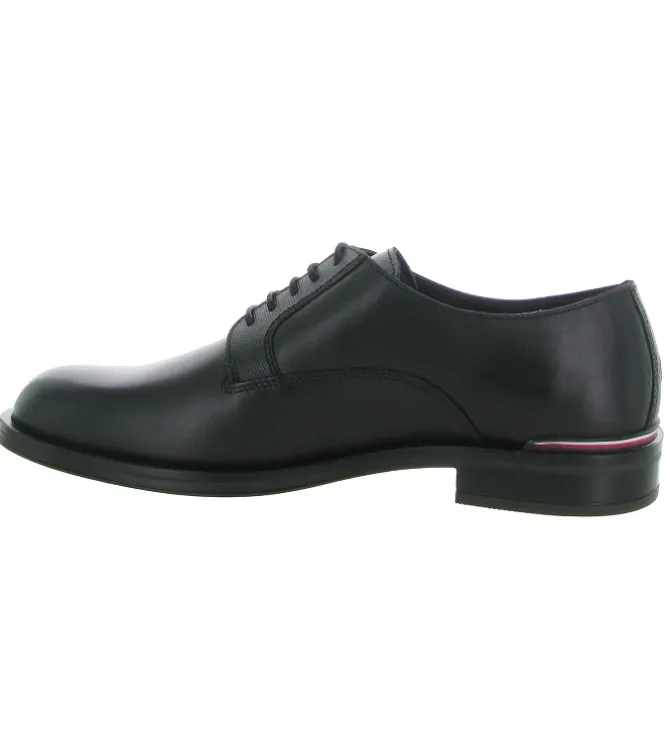 chaussures a lacets - Cérémonie - homme - Cuir - Noir - Tommy hilfiger