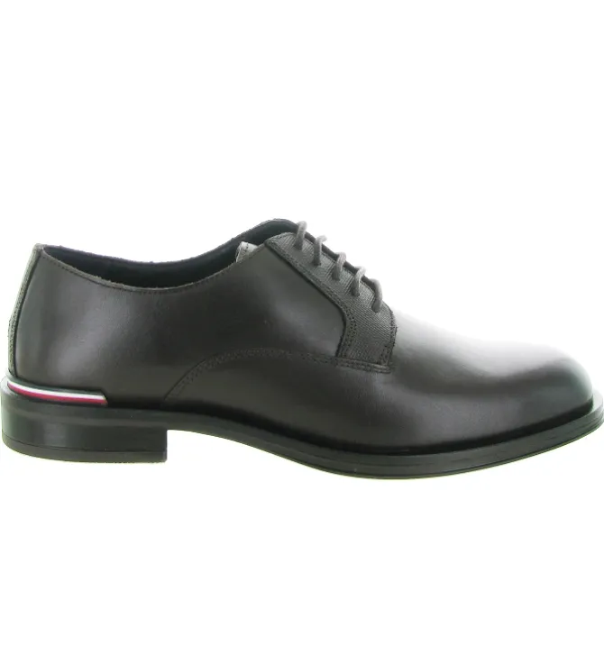 chaussures a lacets - Cérémonie - homme - Cuir - Marron - Tommy hilfiger