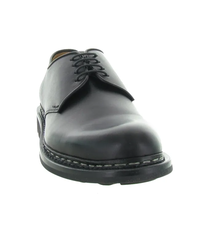 chaussures a lacets - Cérémonie - homme - Cuir - Noir - Heschung
