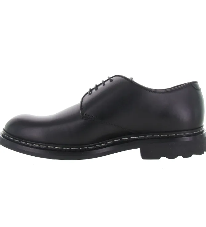 chaussures a lacets - Cérémonie - homme - Cuir - Noir - Heschung