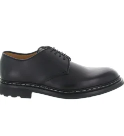 chaussures a lacets - Cérémonie - homme - Cuir - Noir - Heschung