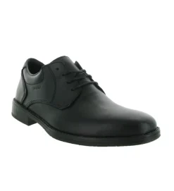 chaussures a lacets - Cérémonie - homme - Cuir - Noir - Rieker
