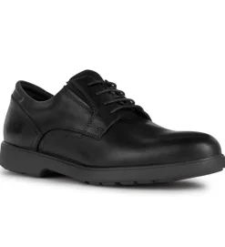 chaussures a lacets - Cérémonie - homme - Cuir - Noir - Geox