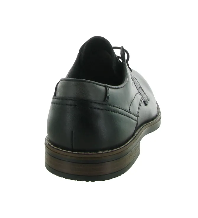 chaussures a lacets - Cérémonie - homme - Synthétique - Noir - Rieker