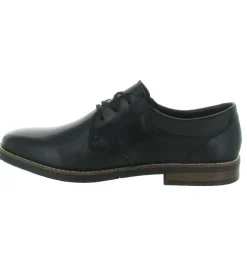 chaussures a lacets - Cérémonie - homme - Cuir - Noir - Rieker