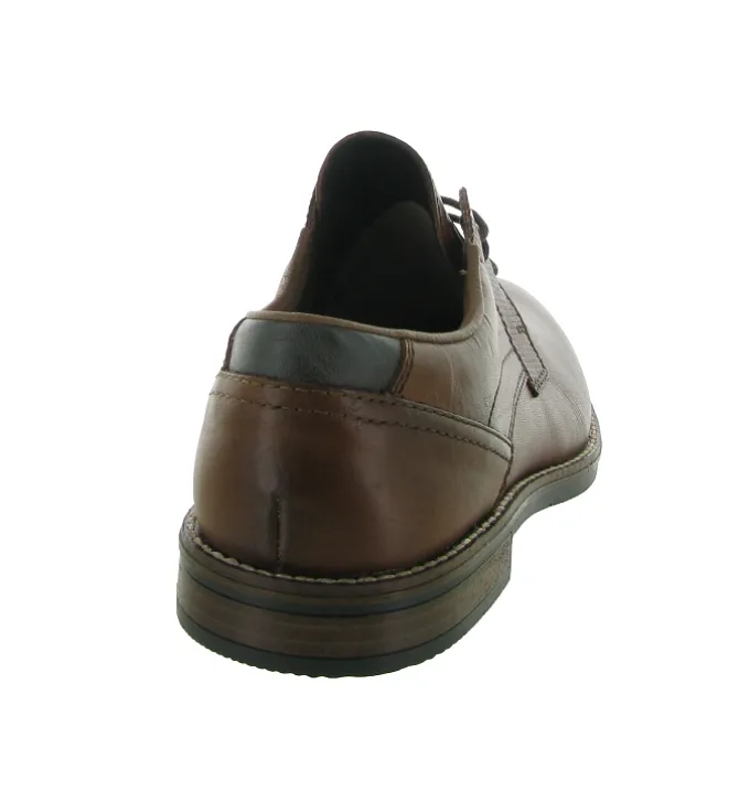 chaussures a lacets - Cérémonie - homme - Synthétique - Marron - Rieker