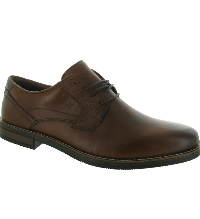 chaussures a lacets - Cérémonie - homme - Synthétique - Marron - Rieker