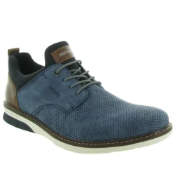 chaussures a lacets - Cérémonie - homme - Cuir - Bleu - Rieker