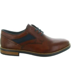 chaussures a lacets - Cérémonie - homme - Cuir - Marron - Rieker