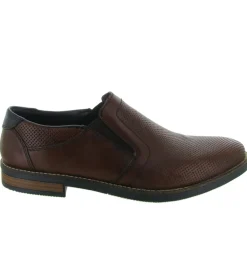 chaussures a lacets - Cérémonie - homme - Cuir - Marron - Rieker