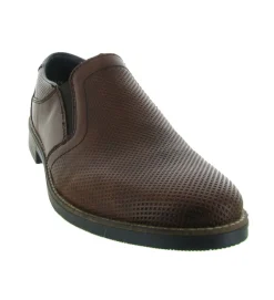chaussures a lacets - Cérémonie - homme - Cuir - Marron - Rieker