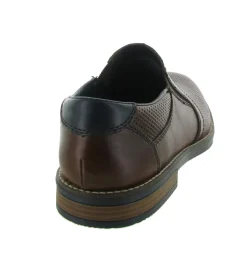 chaussures a lacets - Cérémonie - homme - Cuir - Marron - Rieker