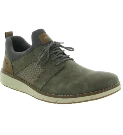 chaussures a lacets - Cérémonie - homme - Cuir - Gris - Rieker