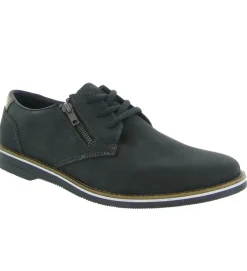 chaussures a lacets - Cérémonie - homme - Cuir - Bleu Marine - Rieker