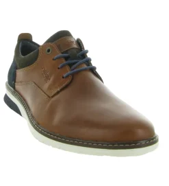 chaussures a lacets - Cérémonie - homme - Cuir - Marron - Rieker