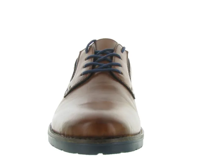 chaussures a lacets - Cérémonie - homme - Cuir - Marron - Rieker