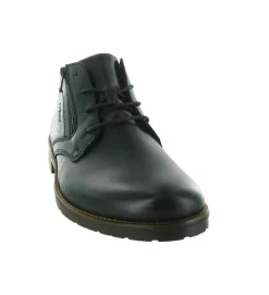 chaussures a lacets - Cérémonie - homme - Cuir - Noir - Rieker