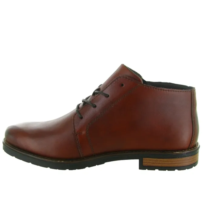 chaussures a lacets - Cérémonie - homme - Cuir - Marron - Rieker