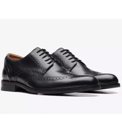 chaussures a lacets - Cérémonie - homme - Cuir - Noir - Clarks