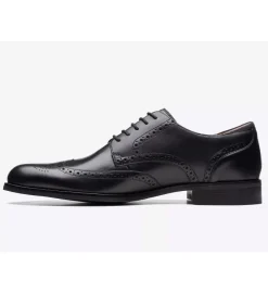 chaussures a lacets - Cérémonie - homme - Cuir - Noir - Clarks