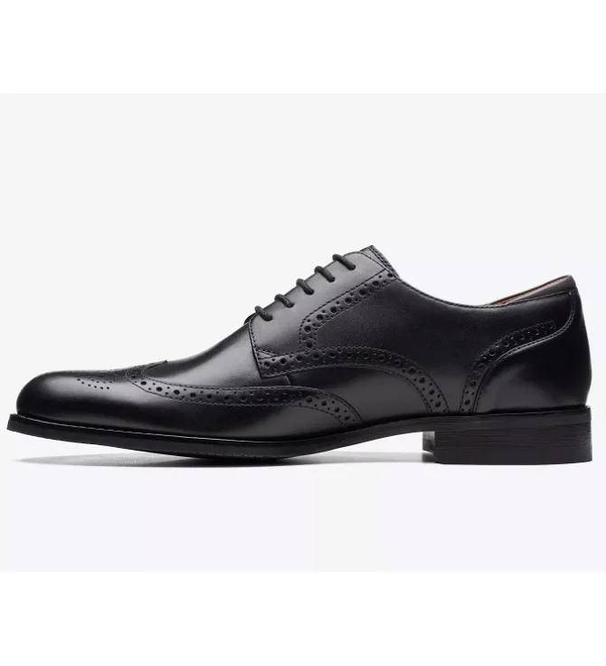 chaussures a lacets - Cérémonie - homme - Cuir - Noir - Clarks